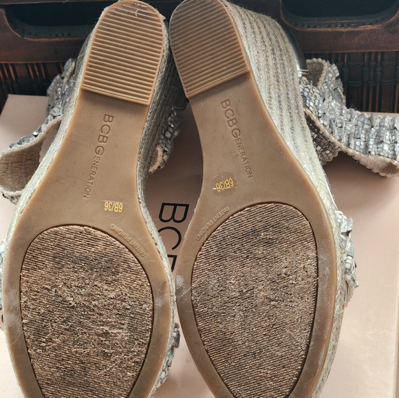BCBG Wedge Sandals - Picture 3 of 5